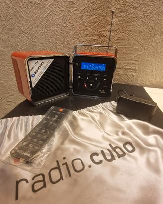 BRIONVEGA radio.Cubo TS522D+ -Rosso-NUOVA-Ed. 50°