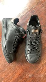 Scarpe Stan Smith donna nere e oro