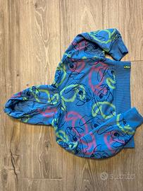 Felpa garzata per bambina con stampa di Stitch.