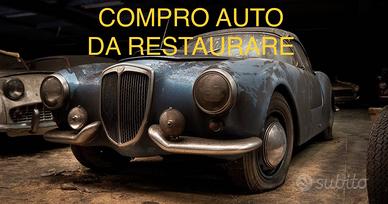 Auto d'epoca da restaurare