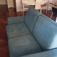 divano letto sfoderabile tessuto materasso 16 cm