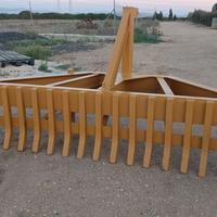 Rastrellone spietratore/erpice a maglie