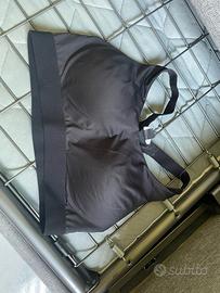 reggiseno sportivo nero taglia l