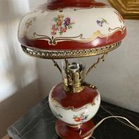 Lumi in ceramica dipinto a mano - vintage