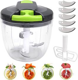 Tritatutto Manuale con 5 Lame, 1000ML