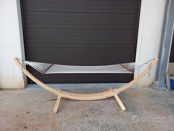 Supporto per amaca in legno di frassino