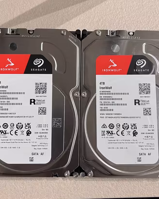 Coppia Hard Disk Seagate IronWolf 4TB Garanzia