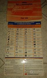 Libretto fiat 126 uso + foglio + bussola