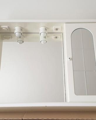 Specchiera mobiletto da bagno