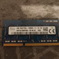 ram ddr3 L 4gb per portatile