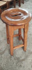 sgabello in legno masselo