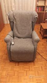 Poltrona relax elettrica 2 motori alzapersona