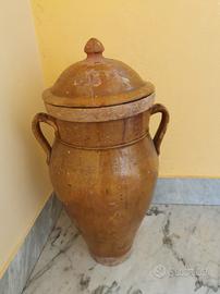 Giara con coperchio per alimenti (fine 1800) 