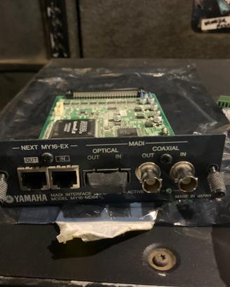 Scheda Madi per mixer yamaha