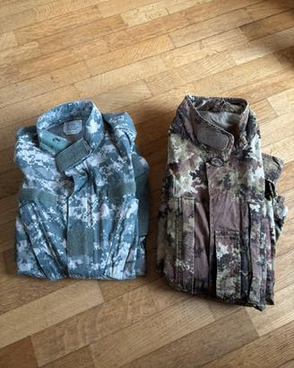Coppia giacche militari mimetiche