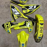 Carene husqavrna giallo fluo con grafiche