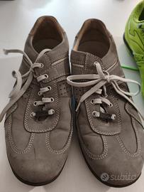 Scarpe ZEN AIR in Vera Pelle - Grigio Talpa - t40 