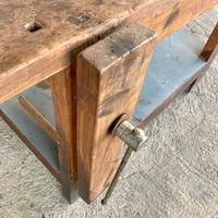 Banco falegname vintage in legno