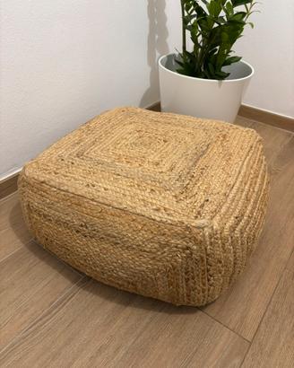 Pouf in canapa Maisons du Monde