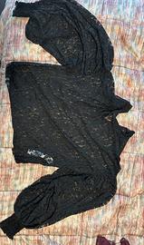 Maglia Calliope in pizzo nero