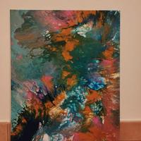 Tela acrilico dipinta a mano 40X50