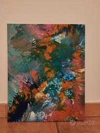 Tela acrilico dipinta a mano 40X50