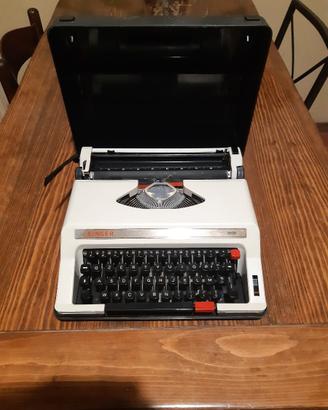 Macchina da scrivere vintage singer con custodia