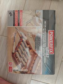 Set intaglio legno Powerfix Profi 12pz nuovo