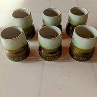 Set sei tazzine vintage Amaro Averna 