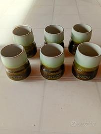 Set sei tazzine vintage Amaro Averna 