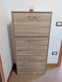 Scarpiera in rovere 60x120x24