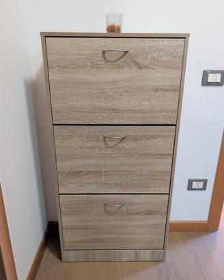 Scarpiera in rovere 60x120x24