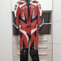 tuta moto in pelle divisib spdi + paraschiena  52
