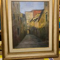 Quadro a olio del pittore Gino Brogi