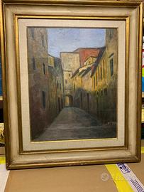 Quadro a olio del pittore Gino Brogi