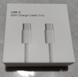 Cavo USB-C 60W (1m) Intrecciato - NUOVO SIGILLATO