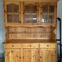 Credenza/Vetrina in legno stile rustico