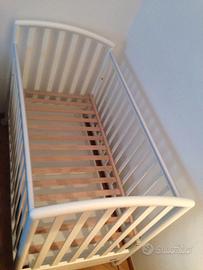 lettino Ciack Pali bianco bianco vernice atossica 