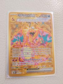 carta Pokemon Charizard ex Gold 