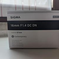 Sigma 16mm F1.4 micro quattro terzi