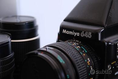 Mamiya 645 pro + ottiche + accessori