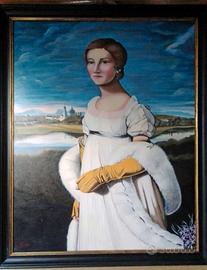 Dipinto moderno, Ritratto di nobildonna. SCHENAL