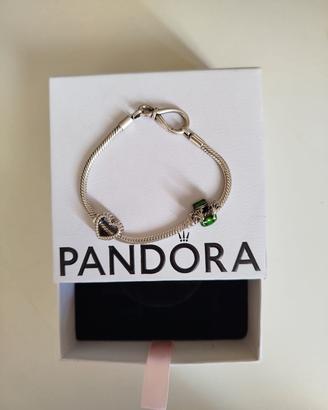 bracciale Pandora due charms bracciali cuore