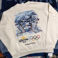 Felpa birra Corona zero olimpiadi 2026