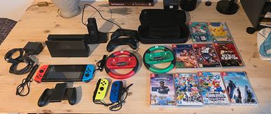 Nintendo Switch + Giochi + Accessori Vari