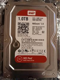 hard disk western digital red - solo 10 ore