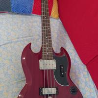 Basso Elettrico Epiphone EB-3 diavoletto wine red