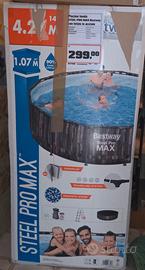 Piscina Bestway Steel Pro Max completa