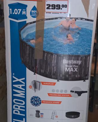 Piscina Bestway Steel Pro Max completa