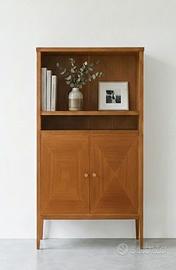 Libreria Modernariato '60- Ante punta di diamante